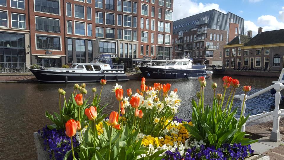 Ligplaats bij de turfmarkt in Alkmaar
